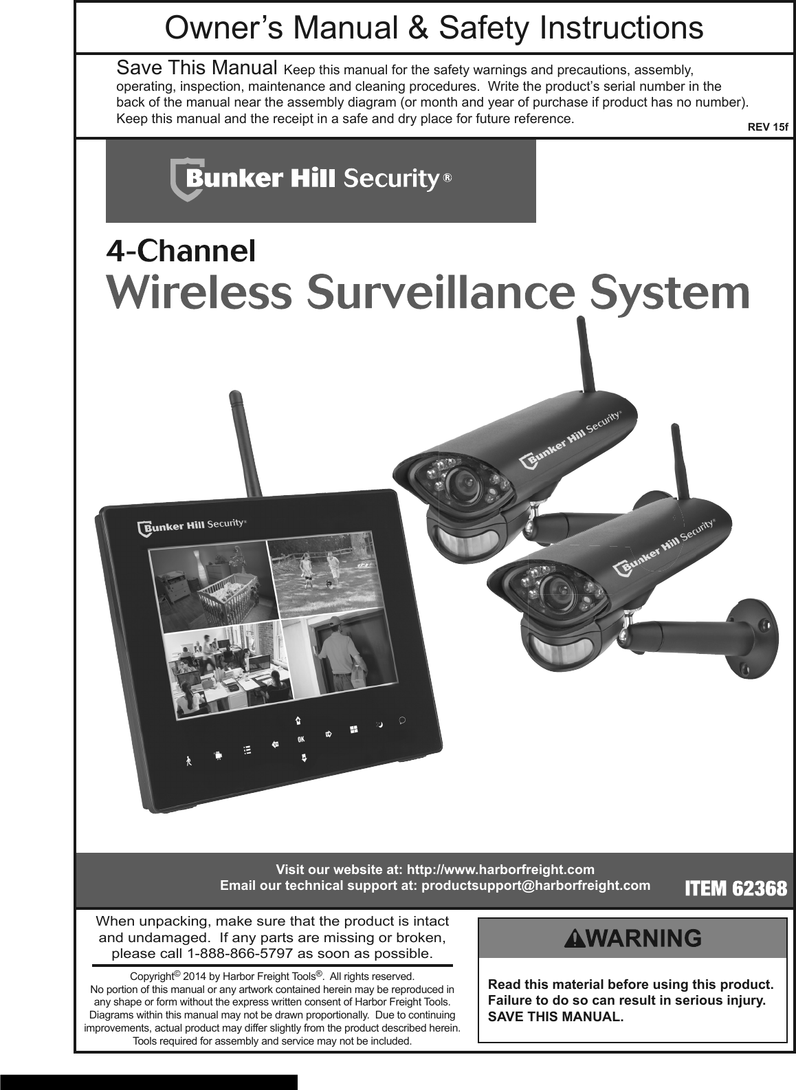 bunker hill security wireless camera rf detector manual